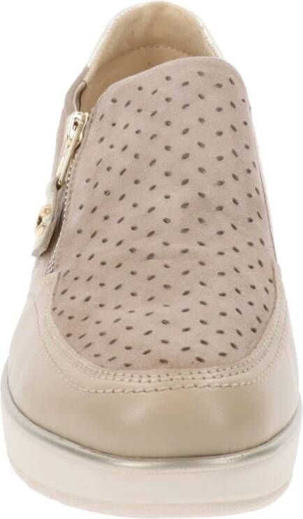 Cinzia Soft Loafers Beige Dames