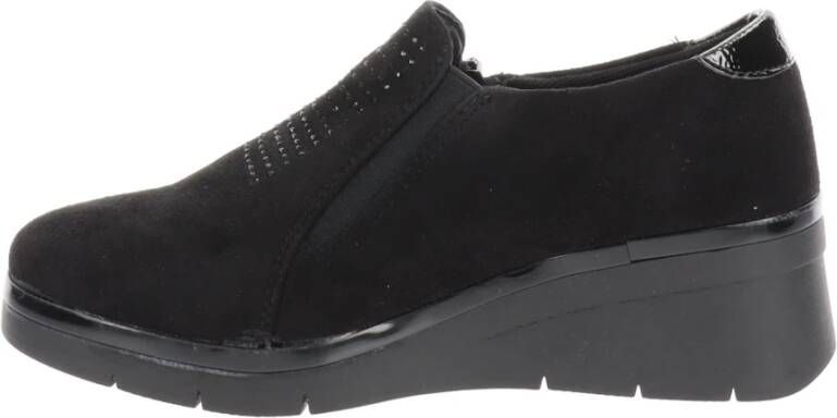 Cinzia Soft Loafers van kunstleer Comfort Stijl Black Dames