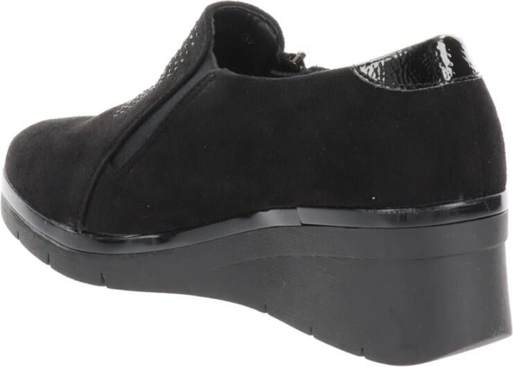 Cinzia Soft Loafers van kunstleer Comfort Stijl Black Dames