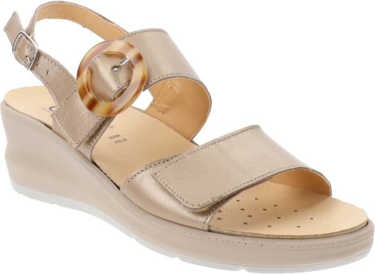 Cinzia Soft Sandals Beige Dames