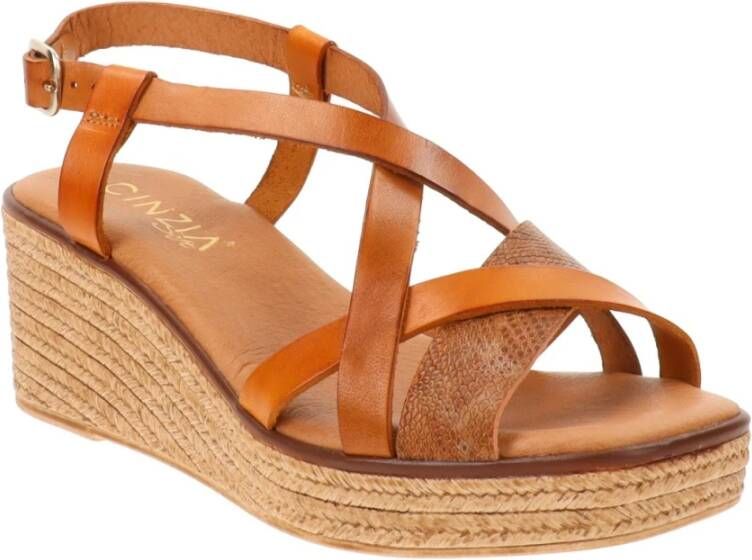 Cinzia Soft Sandals Bruin Dames