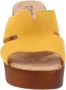 Cinzia Soft Hoge hak leren instap sandalen Yellow Dames - Thumbnail 4