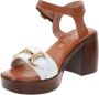 Cinzia Soft Premium hoge hak sandalen White Dames - Thumbnail 4