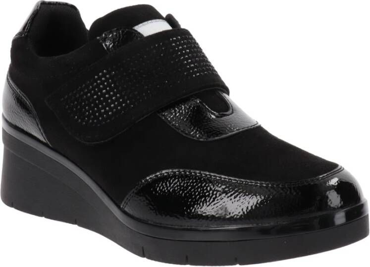 Cinzia Soft Sneakers van imitatieleer met ergonomisch design Gray Dames