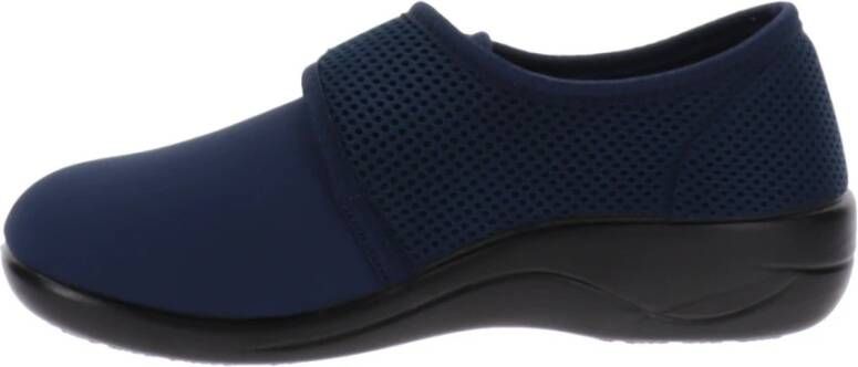 Cinzia Soft Stijlvolle Stoffen Sneakers Blue Dames