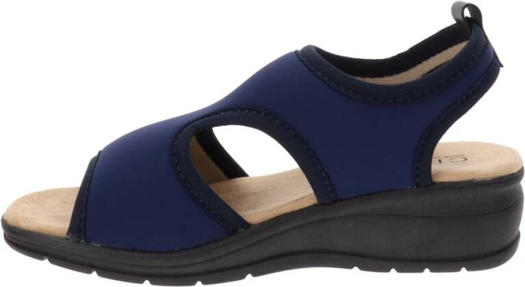 Cinzia Soft Wedges Blue Dames