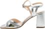 Cinzia Soft Zilveren Hoge Hak Sandalen Gray Dames - Thumbnail 2