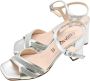 Cinzia Soft Zilveren Hoge Hak Sandalen Gray Dames - Thumbnail 3