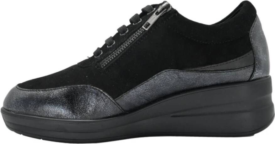 Cinzia Soft Zwarte Sneakers Iv8907001 Black Dames