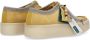 Clarks Amber Gold Lifestyle Schoen met Veters Yellow Heren - Thumbnail 4