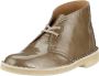 Clarks Metallic Leren Desert Boot voor Dames Green Dames - Thumbnail 15