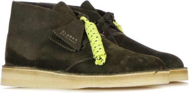 Clarks Desert Coal Outdoor Schoen voor Mannen Groen Heren