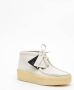 Clarks Witte Nubuck Wallabee Cup Mocassin Schoen White Dames - Thumbnail 2