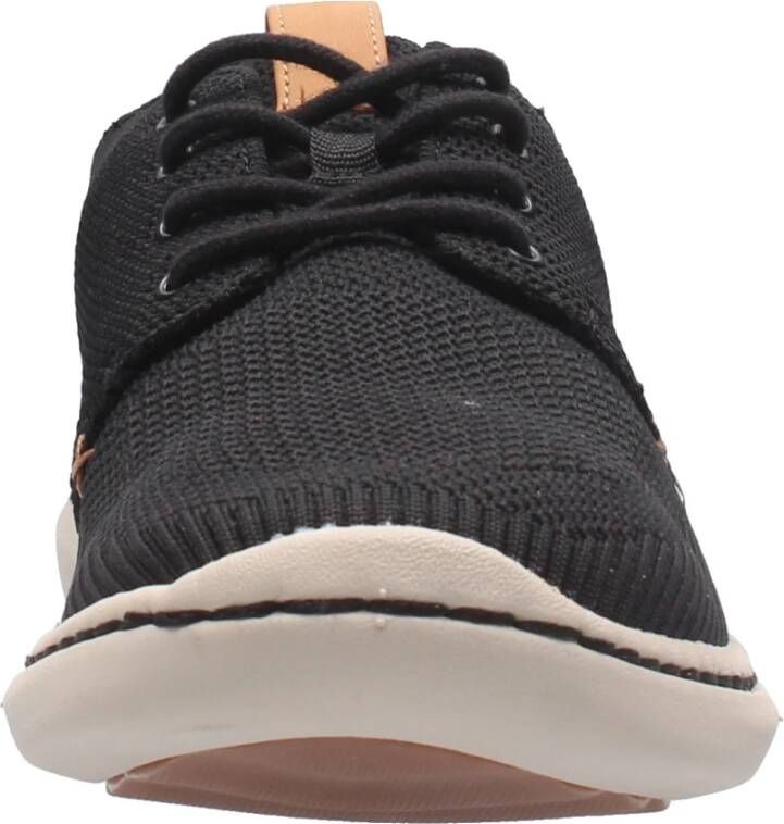 Clarks Athleisure Gebreide Sneaker Black Heren