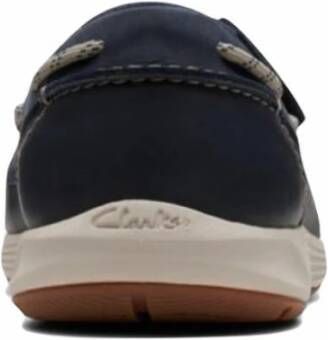 Clarks ATL Sail Go Witte Zool Veterschoen Blue Heren