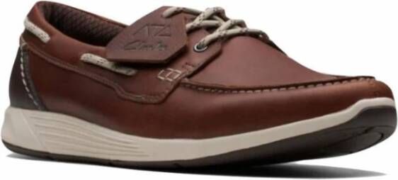 Clarks ATL Sail Go Witte Zool Veterschoen Brown Heren