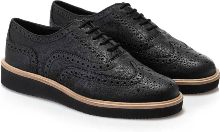 Clarks Baille Brogue Damesschoenen Black Dames