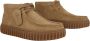 Clarks Beige Enkellaars voor dames Trendy Comfortabel Beige Dames - Thumbnail 2