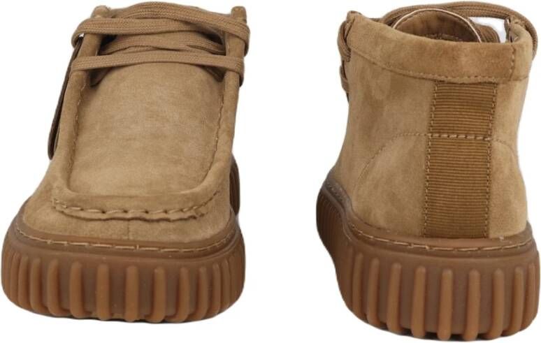 Clarks Beige Enkellaars voor dames Trendy Comfortabel Beige Dames