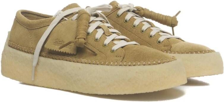 Clarks Beige Sneakers voor Heren Beige Heren