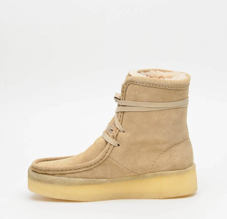 Clarks Beige Suède Chukka Laars Beige Heren