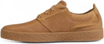 Clarks Beige Veterschoenen met Rubberen Zool Beige Heren