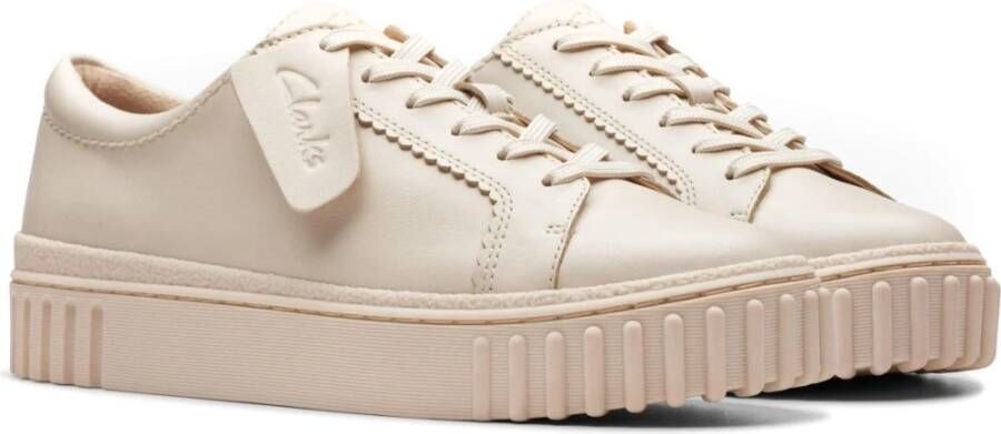 Clarks Beige Vrijetijdsloop Sneakers Beige Dames