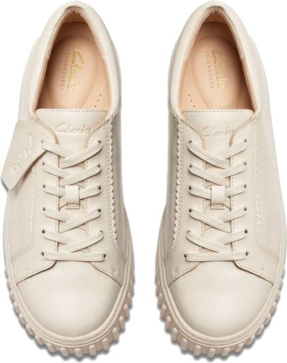 Clarks Beige Vrijetijdsloop Sneakers Beige Dames