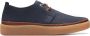 Clarks Blauwe Lage Vrijetijdssneakers Blue Heren - Thumbnail 6