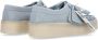 Clarks Blauwe Suède Wallabee Cup Mocassin Schoen Blue Dames - Thumbnail 4