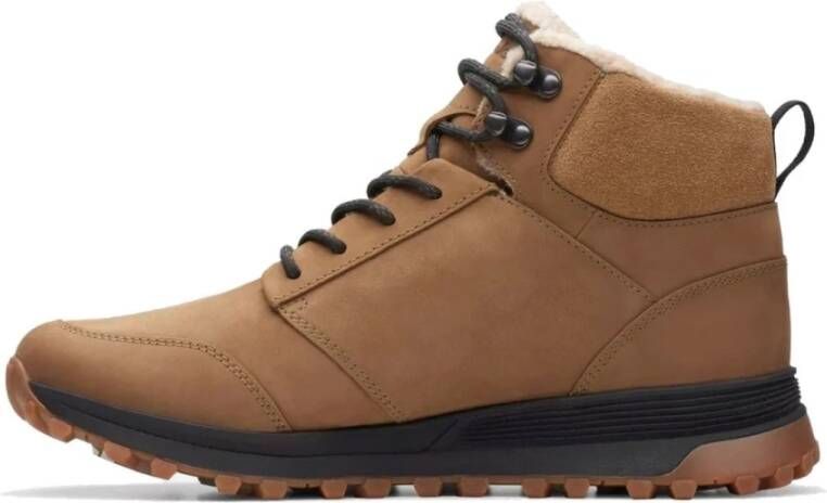 Clarks Bruine Enkellaarzen voor Mannen Brown Heren