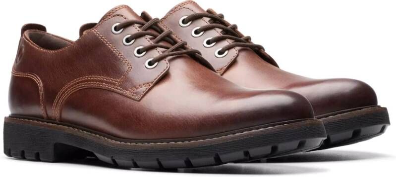 Clarks Bruine Heren Veterschoen Brown Heren