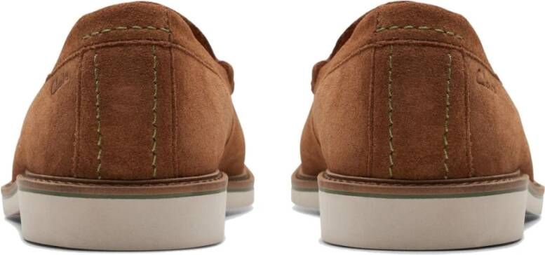 Clarks Bruine Loafers voor Mannen Brown Heren