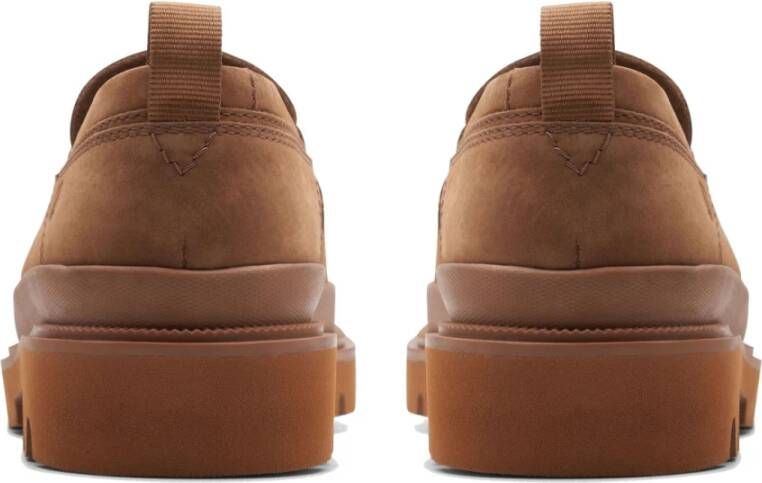 Clarks Bruine Step Loafers voor Mannen Brown Heren