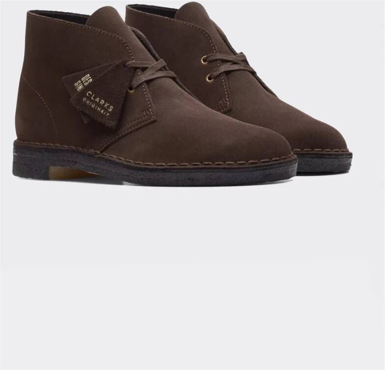 Clarks Bruine Suède Desert Boot Brown Heren