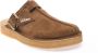 Clarks Bruine Suède Originals Trek Muiltjes Brown Heren - Thumbnail 2