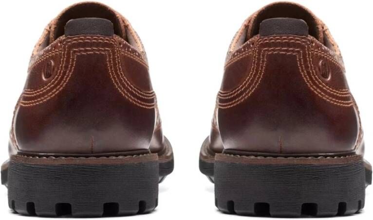 Clarks Bruine veterschoen voor heren Brown Heren