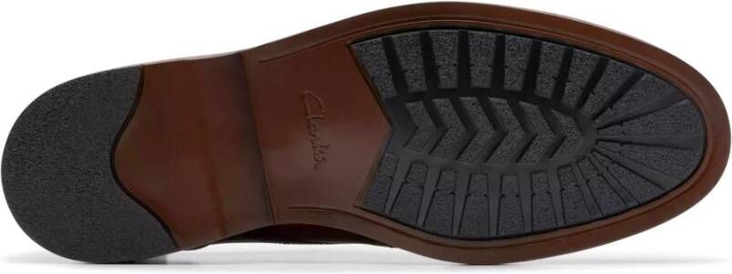 Clarks Bruine veterschoen voor heren Brown Heren