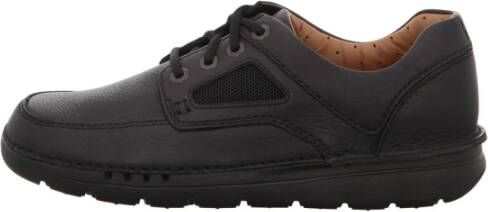 Clarks Casual Veterschoenen Unnature Time Black Heren