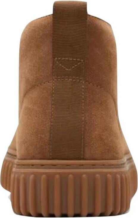 Clarks Chunky Sole Desert Boot Trendy Style Brown Heren