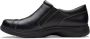 Clarks Comfortabele leren loafer in zwart Black Dames - Thumbnail 6