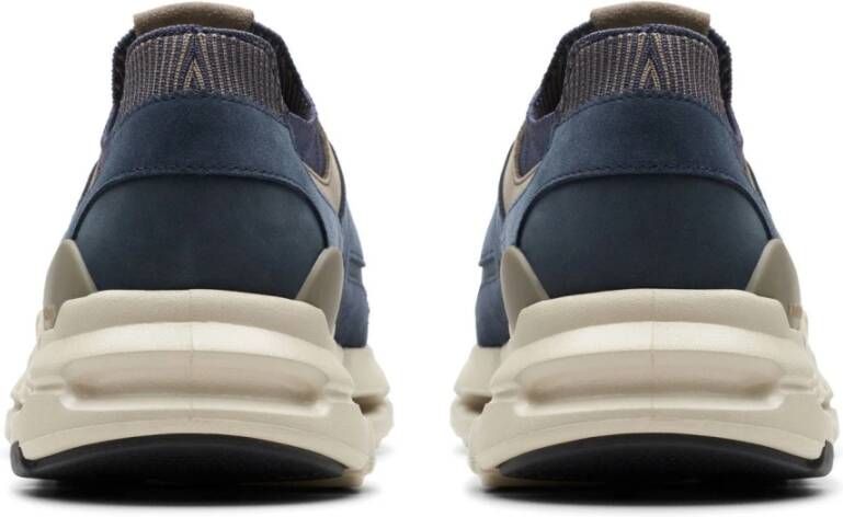 Clarks Comfortabele wandelsneaker Blauw Blue Heren