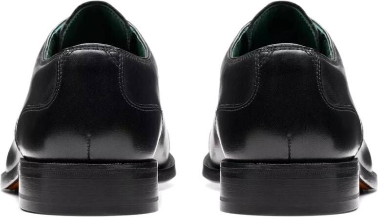 Clarks 'CraftJames Cap' Veterschoen Zwart Black Heren