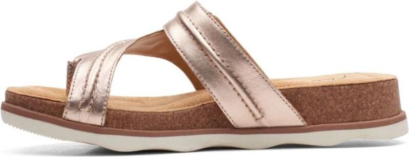 Clarks Dames Crepe Sandaal in Roze Dames