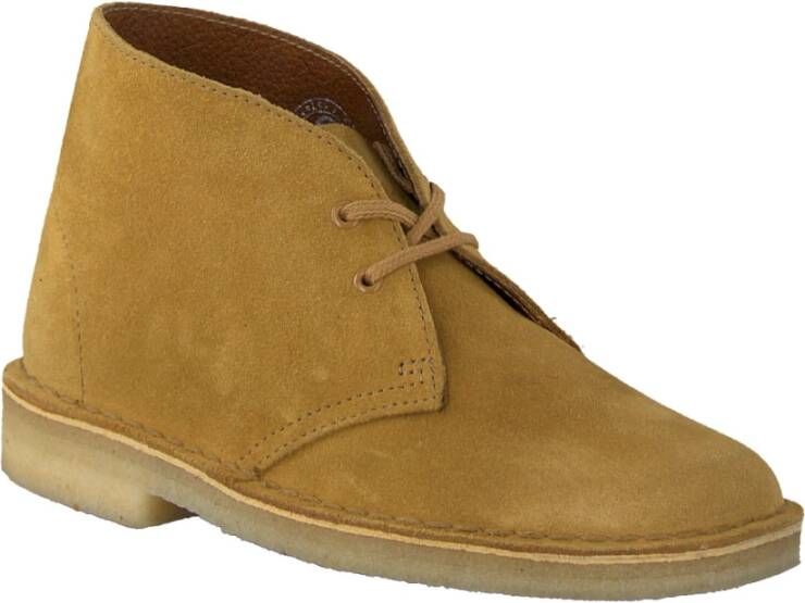 Clarks Desert Boot Dames Suède Schoenen Yellow Dames