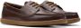 Clarks Donkerbruine bootschoen met verstelbare veters Brown Heren - Thumbnail 2