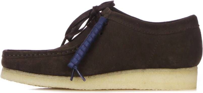 Clarks Donkerbruine Suède Heren Mocassin Schoen Brown Heren