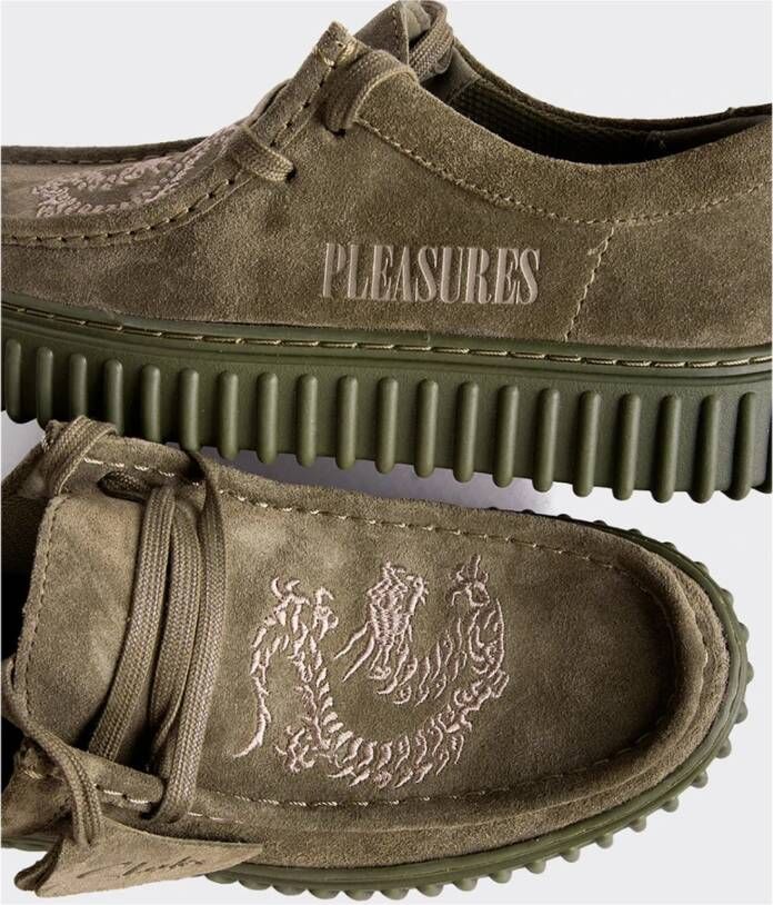 Clarks Dragon Low Verde Schoenen Green Heren