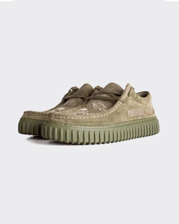 Clarks Dragon Low Verde Schoenen Green Heren