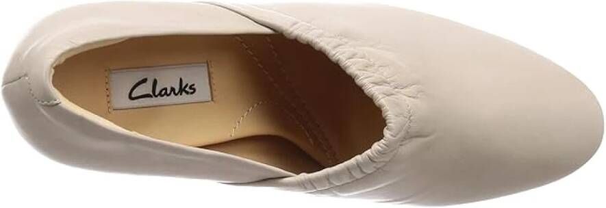 Clarks Elegante Grijze Leren Damesschoenen Gray Dames